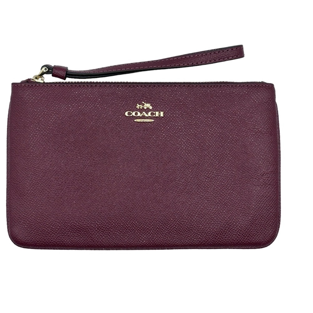 COACH Large Wristlet in Crimson NWOT